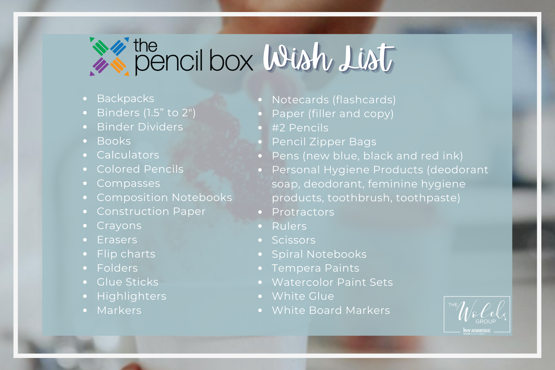 Pencil Box Wishlist